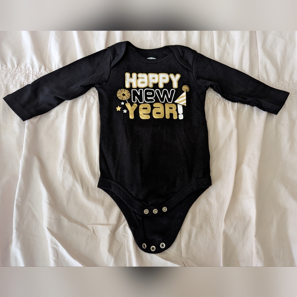 Unisex onesie New Years Eve